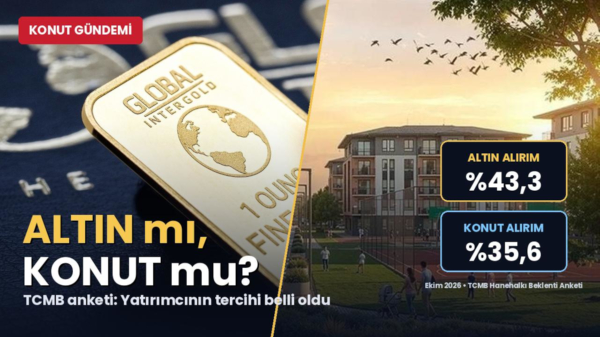 Halkın yatırım tercihlerinde yarıştılar: Altın mı gayrimenkul mü?